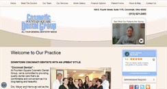 Desktop Screenshot of cincinnatismiledesign.com
